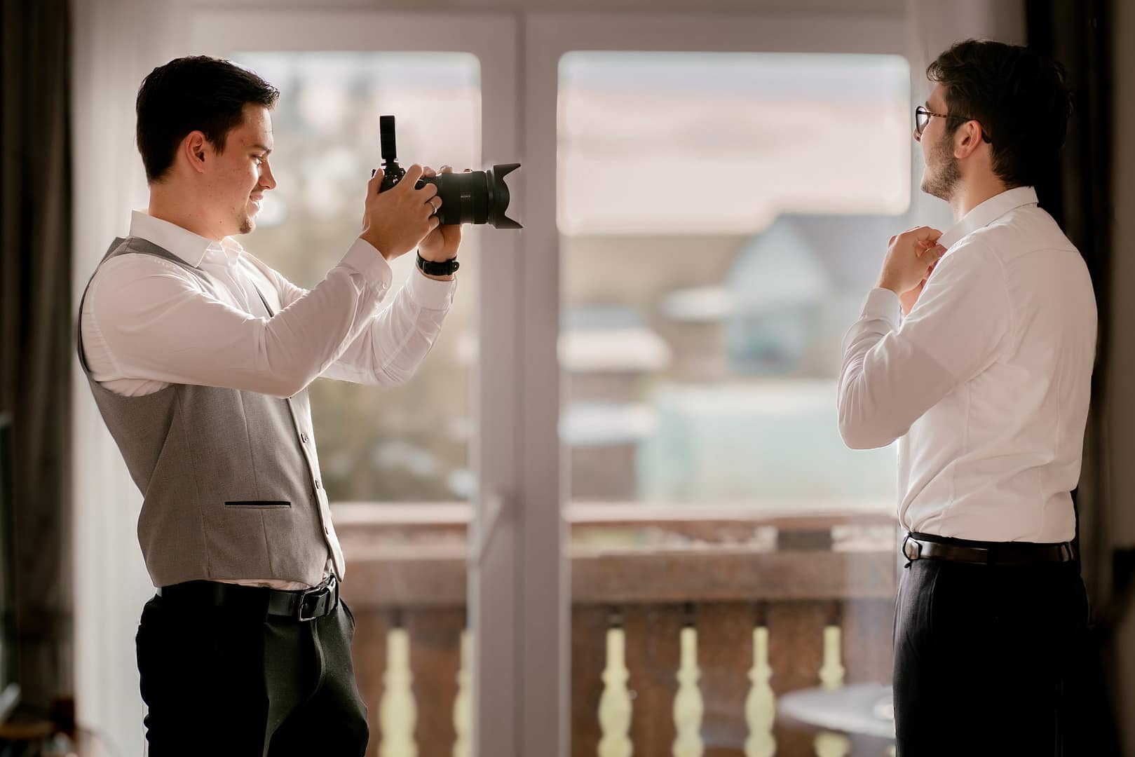 Get ready, Videograf, Bräutigam